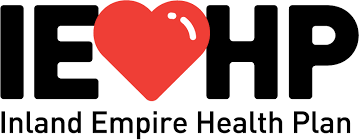 Logo of IEHP displayed to represent insurance coverage and patient eligibility information. Image used by a medical clinic in San Bernardino to indicate acceptance of IEHP health insurance plans